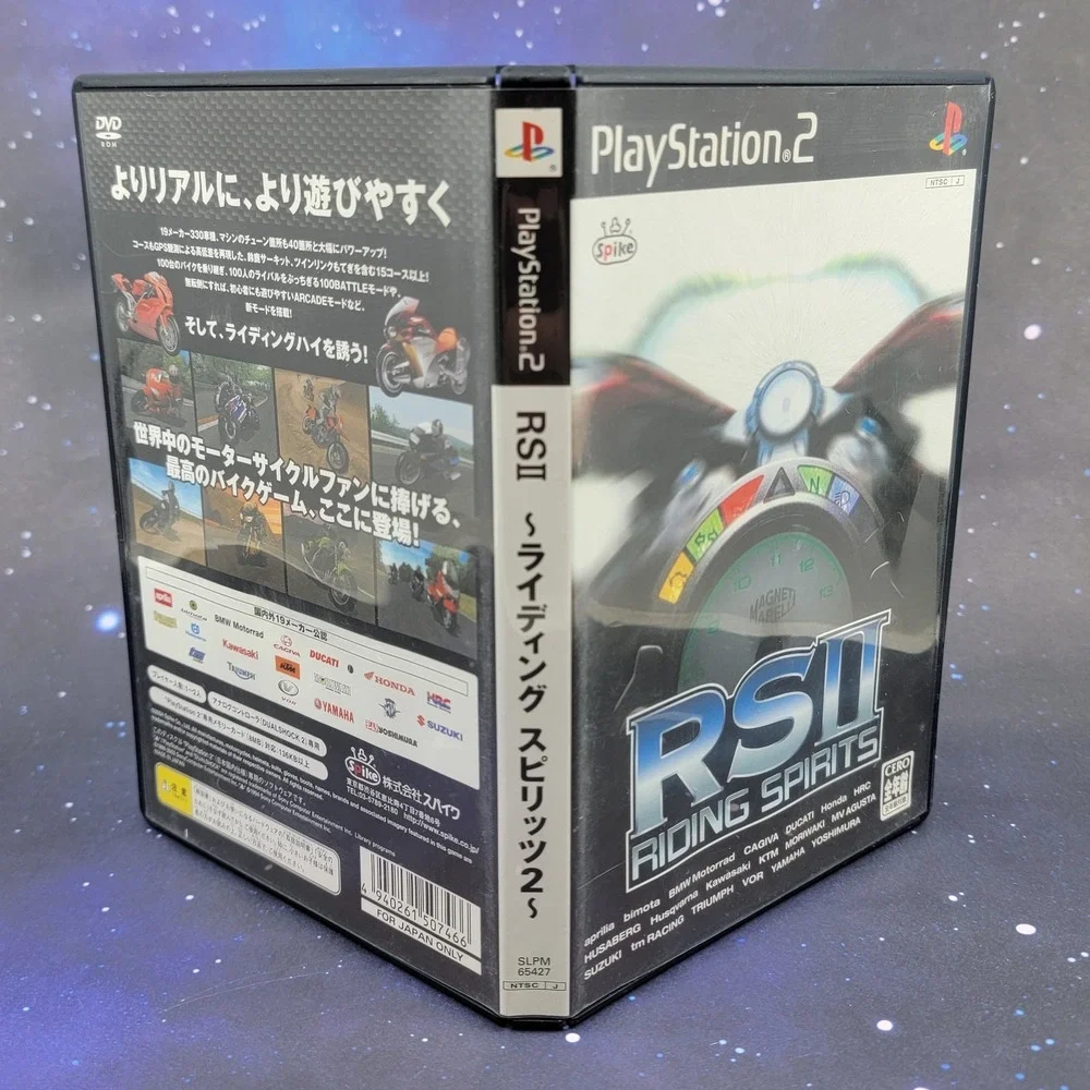 Riding Spirits II (Sony PlayStation 2) Japanese PS2 Video Game CIB Complete 1470